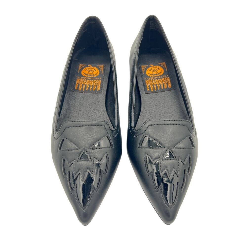 Strange Cvlt Lydia Black Jack O Lantern Pointed Toe Flats Size 6 Strange Cult